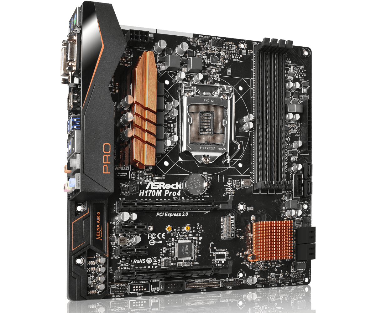 Asrock h170m pro4 обзор